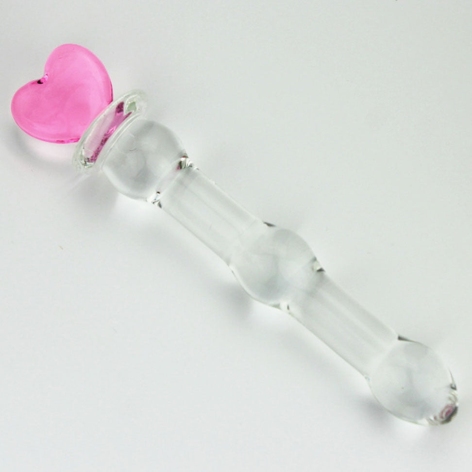 Cute Smooth Crystal Glass Anal Plug Vaginal Anal Beads Plug Massage Masturbation Adult Sex Toys for Men Women