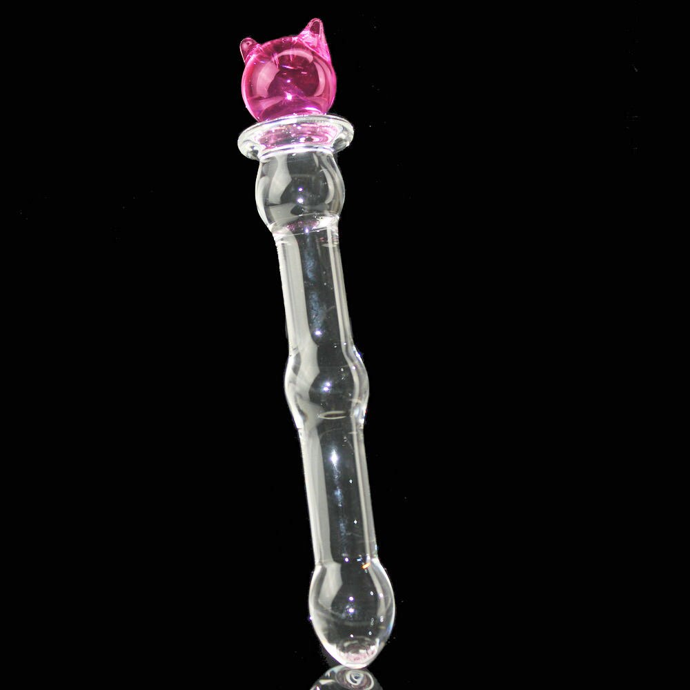 Cute Smooth Crystal Glass Anal Plug Vaginal Anal Beads Plug Massage Masturbation Adult Sex Toys for Men Women