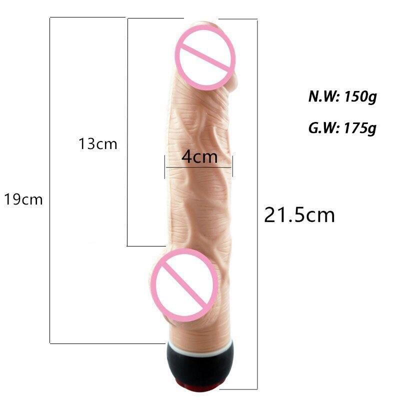 Dildo Soft Realistic Penis Sex Toys for Woman Vagina Massager Multi-speed Vibrating Stimulator Dicks Clitoris G-spot Vibrators