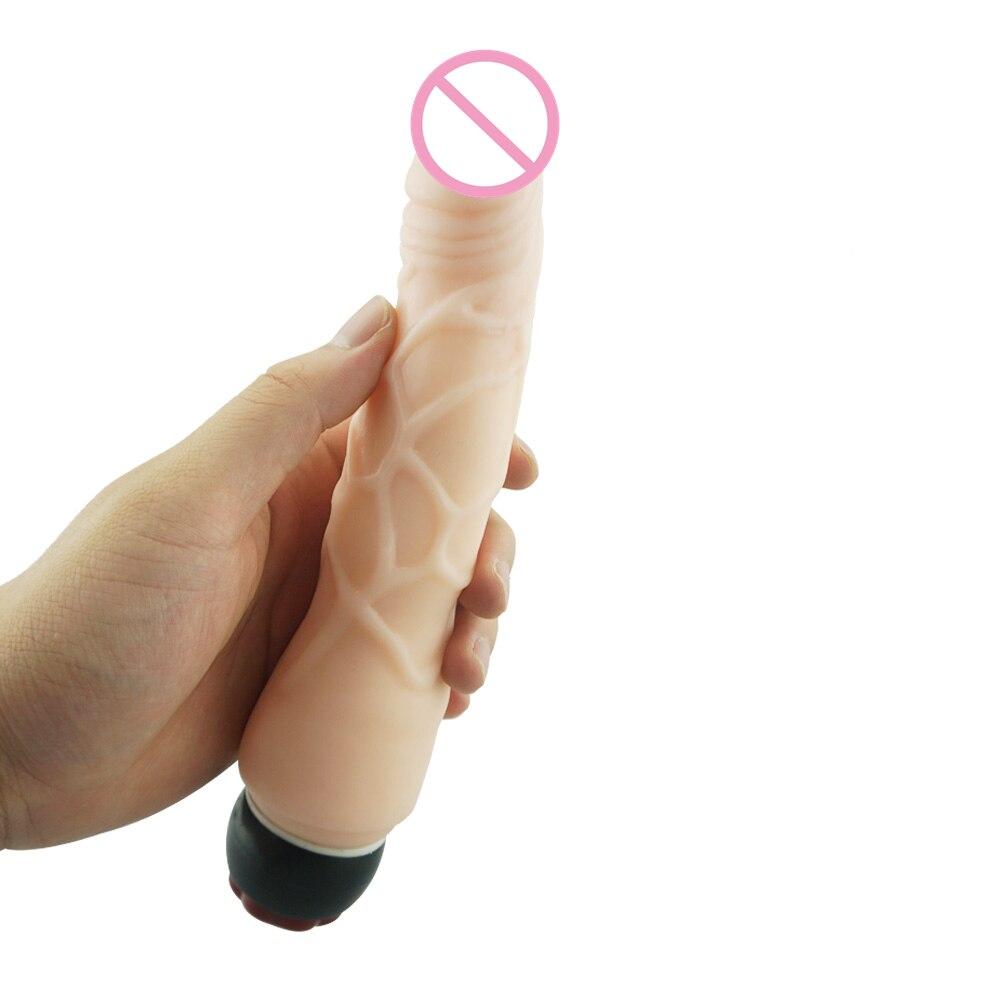 Dildo Soft Realistic Penis Sex Toys for Woman Vagina Massager Multi-speed Vibrating Stimulator Dicks Clitoris G-spot Vibrators