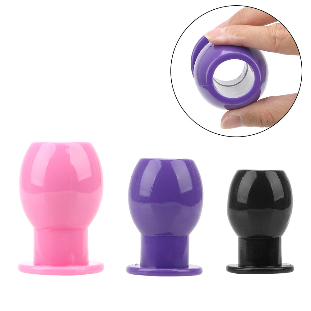 Enema Anal Dilator Hollow Anal Plug Douche Anal Extender Sex Toys for Gay Butt Plug Peep Vagina and Aual Erotic Intimate Goods