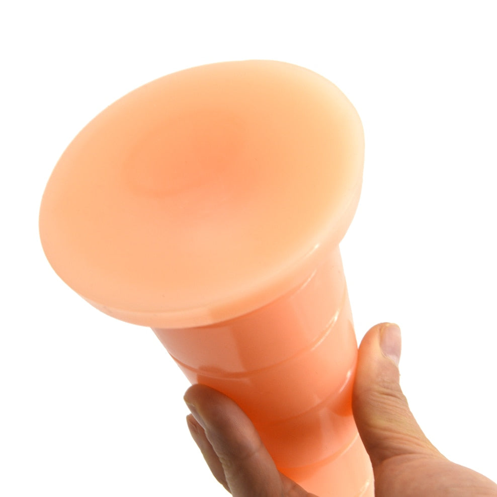 Butt Plug Suction Cup Hat Shape Anal Plug Big Anal Dildo Sex Stopper Adult Toys for Men and Women Anal Trainer for Couples