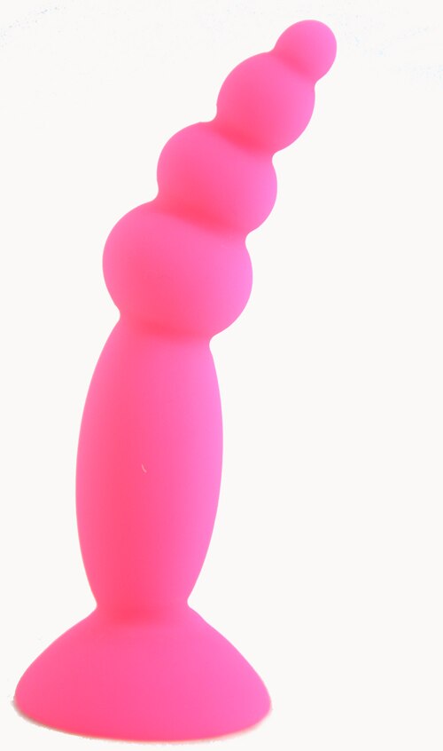 Colorful Silicone Anal Plug Suction Beads Butt Plug Anal Stopper Sex Toys G-spot Stimulate Masturbate Anal Dildo Cheap