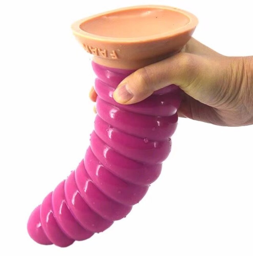 Silicone Huge Anal Plug Animal Conch Dildo Suction Cup Stitching Pink Long Butt Plug Adult Sex Products Women Man Sex Toys