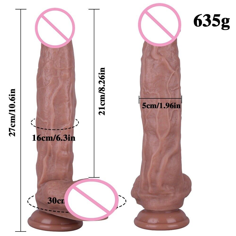 Skin Feeling Liquid Silicone Realistic XXL Dildo Soft Material Black Huge Penis Dick Suction Cup Sex Toys for Woman Masturbation