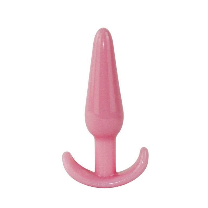 Soft Silicone Anal Dildo Butt Plug Prostate Massager Adult Gay Products Anal Plug Beads G-spot Erotic Sex Toys for Men Women