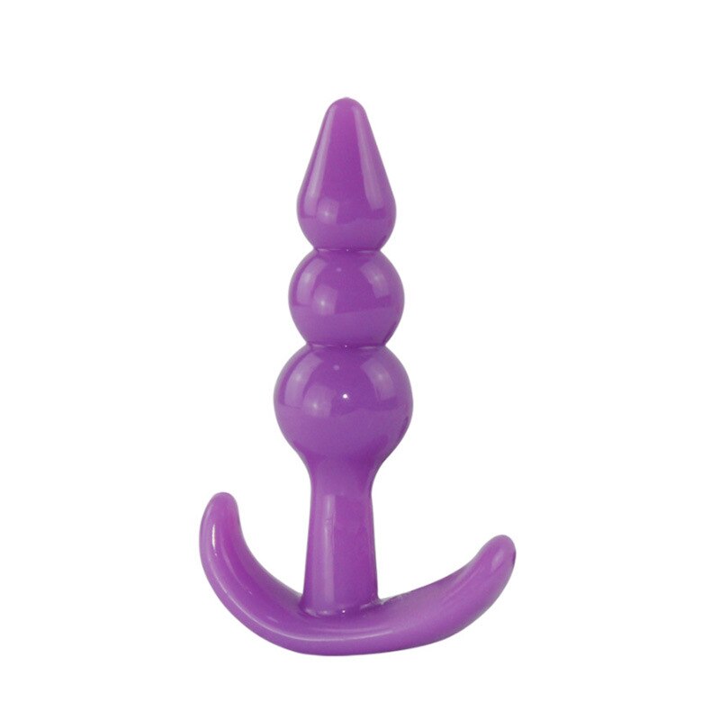 Soft Silicone Anal Dildo Butt Plug Prostate Massager Adult Gay Products Anal Plug Beads G-spot Erotic Sex Toys for Men Women