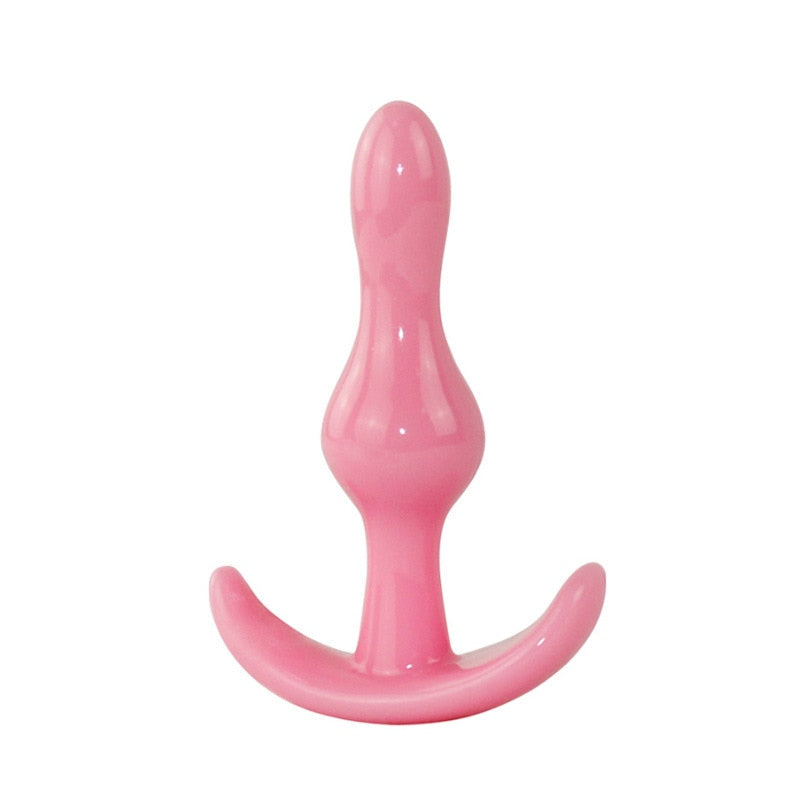 Soft Silicone Anal Dildo Butt Plug Prostate Massager Adult Gay Products Anal Plug Beads G-spot Erotic Sex Toys for Men Women