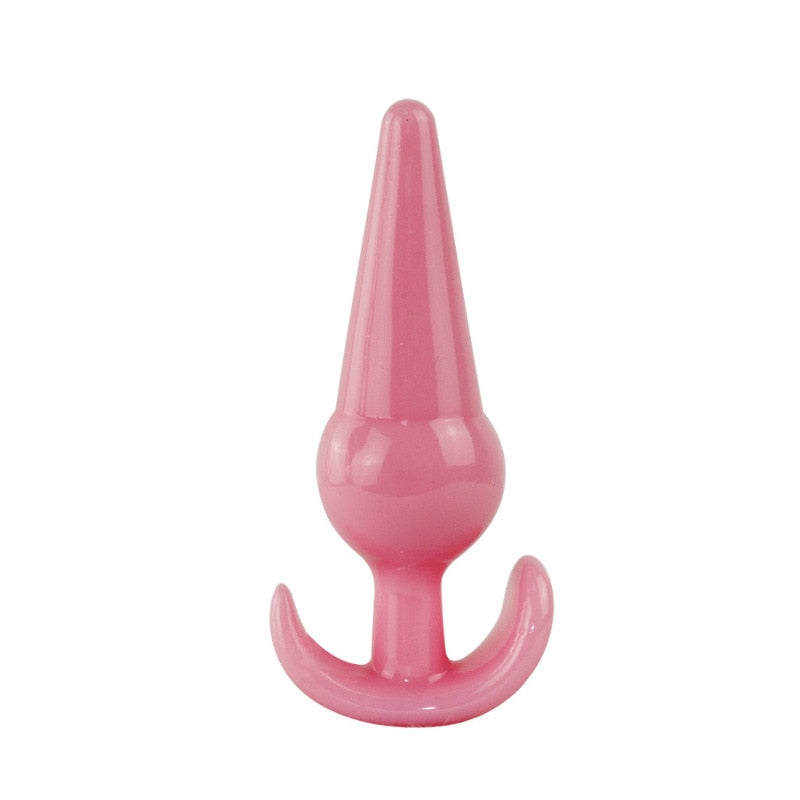 Soft Silicone Anal Dildo Butt Plug Prostate Massager Adult Gay Products Anal Plug Beads G-spot Erotic Sex Toys for Men Women