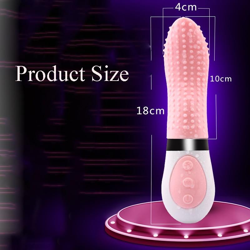 Tongue Licking Clitoris Stimulator for Women G Spot Vibrator Cunnilingus Artificial Tongue Sex Toys for Adult