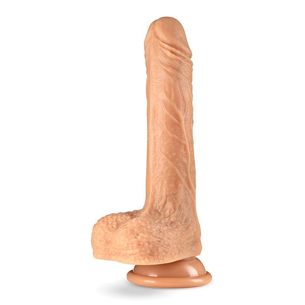 Blush Novelties - Dr Skin Silicone Dr Grey Thrusting Realistic Dildo with Balls 7" (Beige)