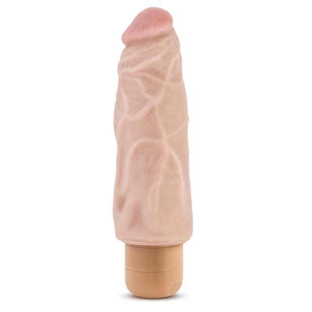 Blush Novelties - Dr Skin Vibe 9 Dong Vibrating Realistic Dildo 7" (Beige)