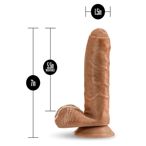 Blush Novelties - Loverboy Derek the Bartender Realistic Dildo with Balls 7" (Mocha)