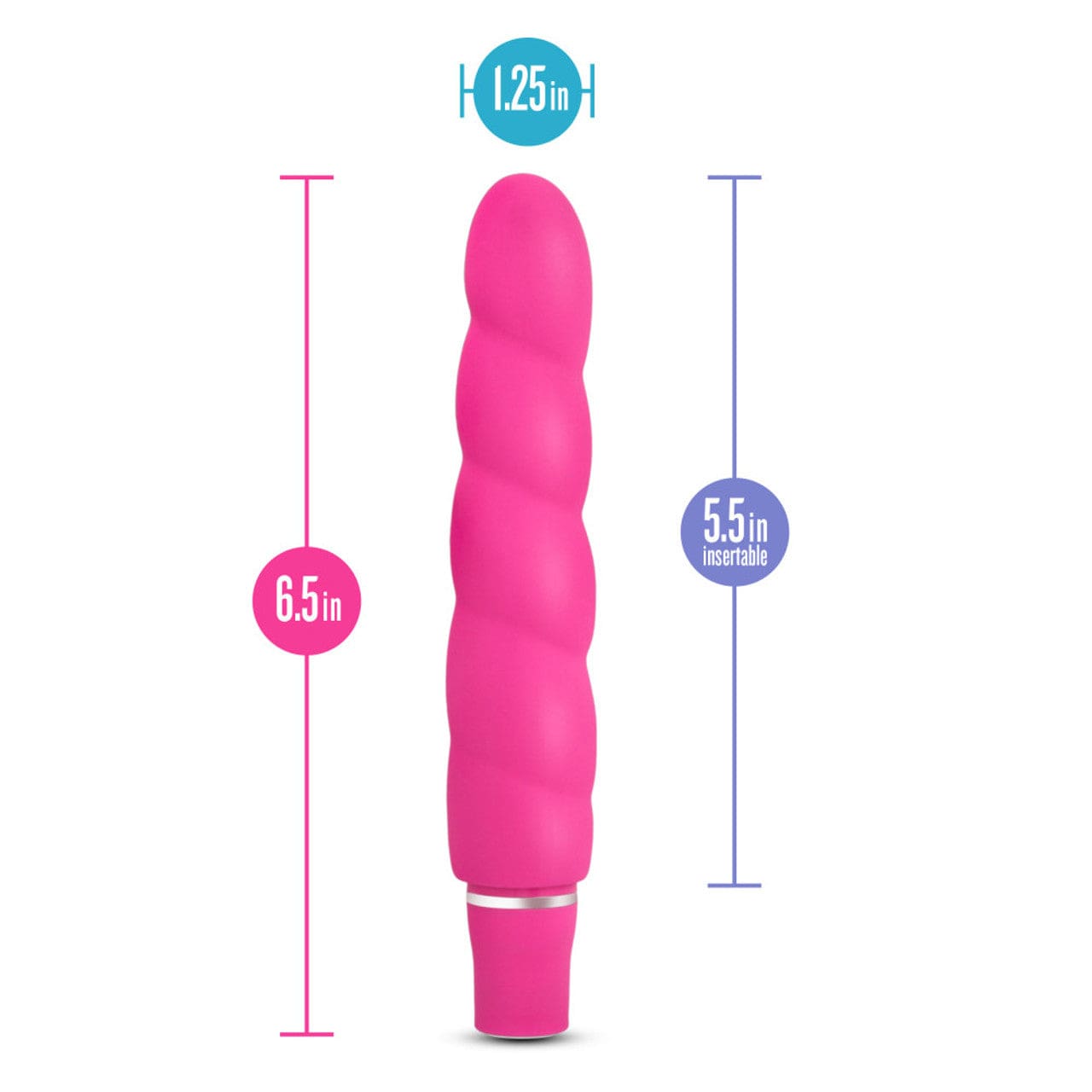 Blush Novelties - Luxe Anastasia Silicone Vibrator (Pink)