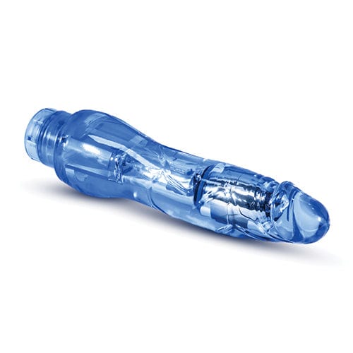 Blush Novelties - Naturally Yours Fantasy Vibe Realistic Vibrating Dildo 8.5"(Blue)