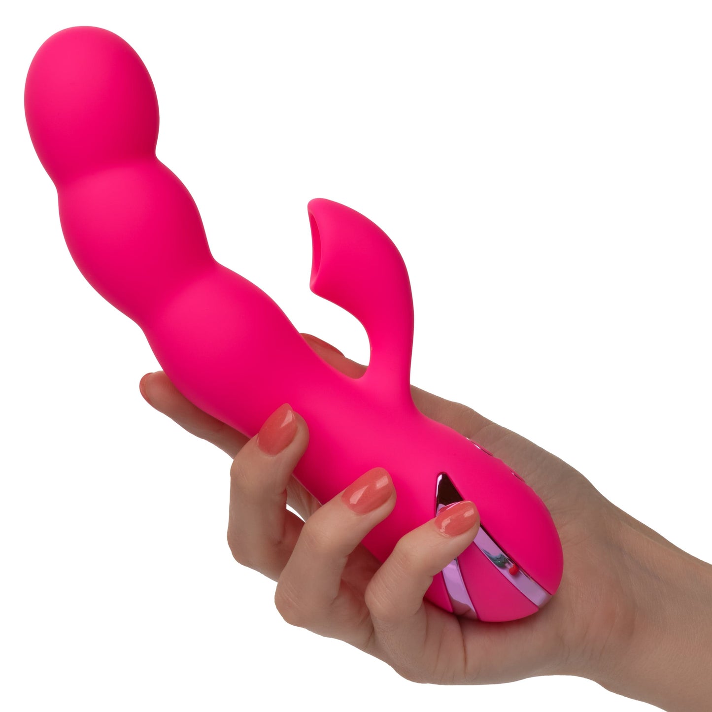 California Exotics - California Dreaming Oceanside Orgasm Suction Rabbit Vibrator (Pink)