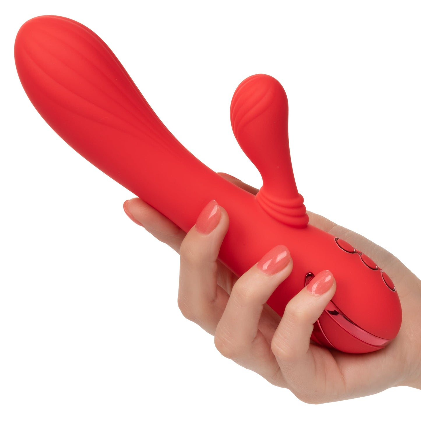 California Exotics - California Dreaming Palisades Passion Heat Swing Rabbit Vibrator (Red)