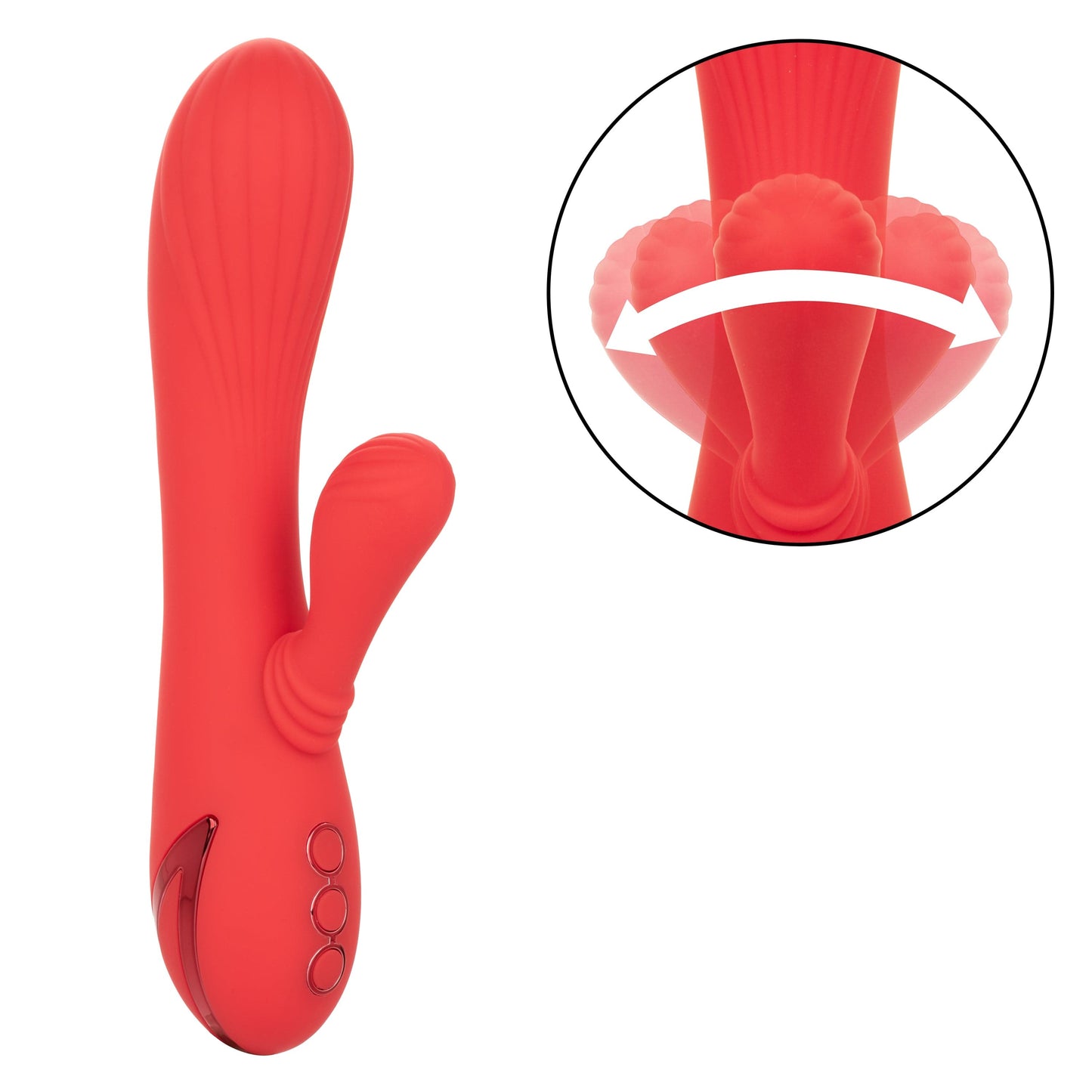 California Exotics - California Dreaming Palisades Passion Heat Swing Rabbit Vibrator (Red)