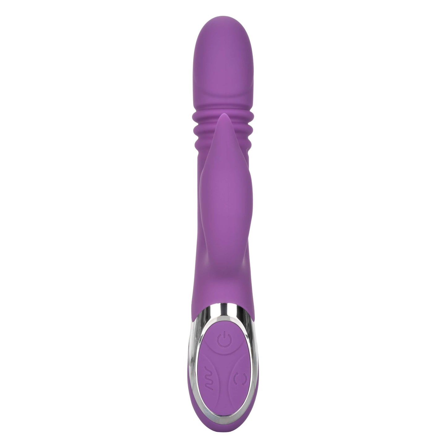 California Exotics - Enchanted Kisser Thrusting Rabbit Vibrator (Purple)