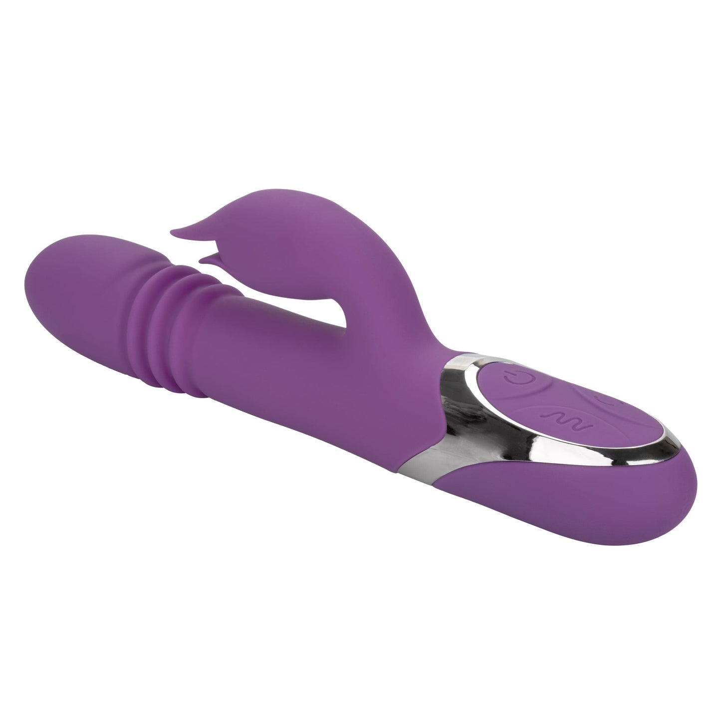 California Exotics - Enchanted Kisser Thrusting Rabbit Vibrator (Purple)