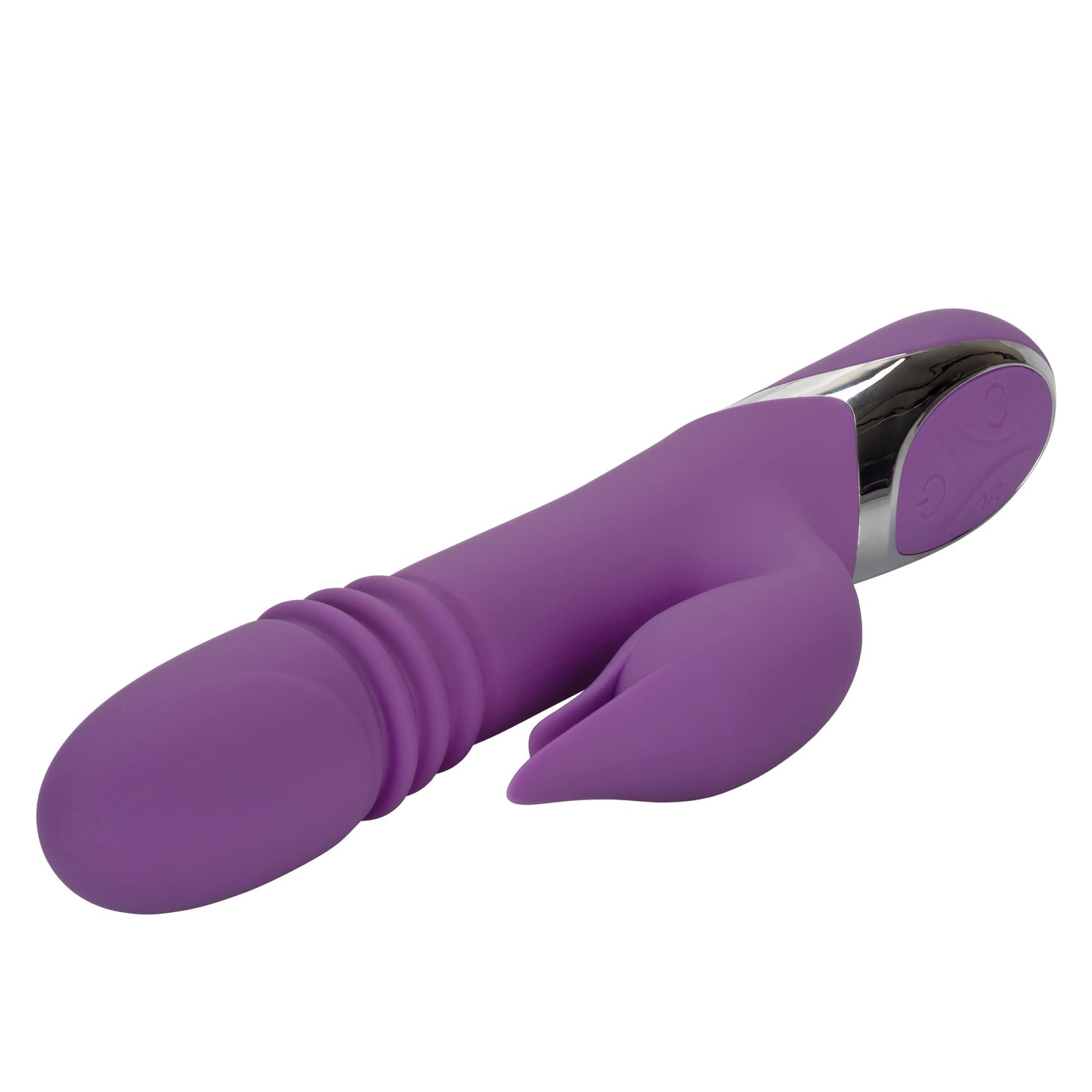 California Exotics - Enchanted Kisser Thrusting Rabbit Vibrator (Purple)