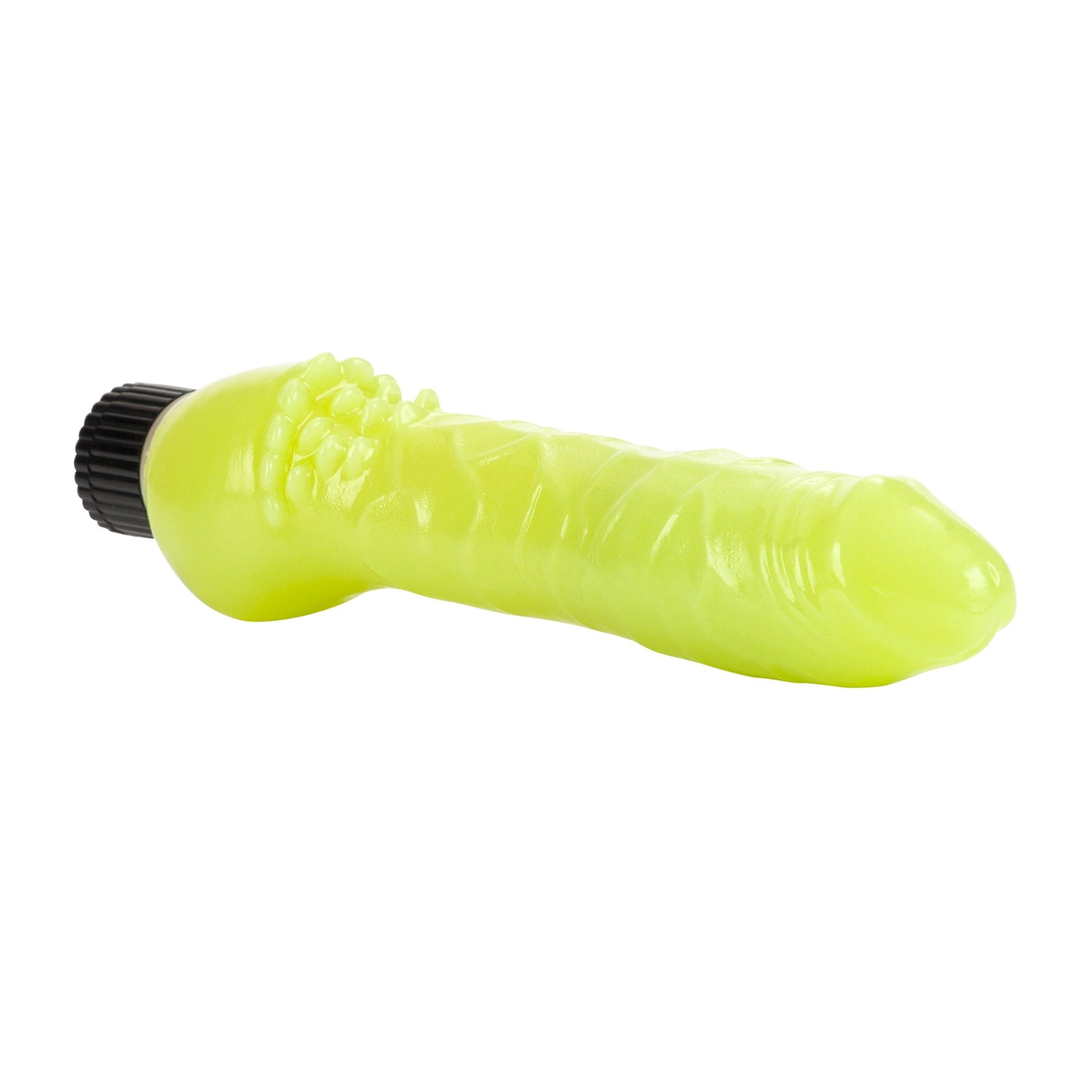 California Exotics - Glow In The Dark Jelly Vibe Realistic Dildo (Green)