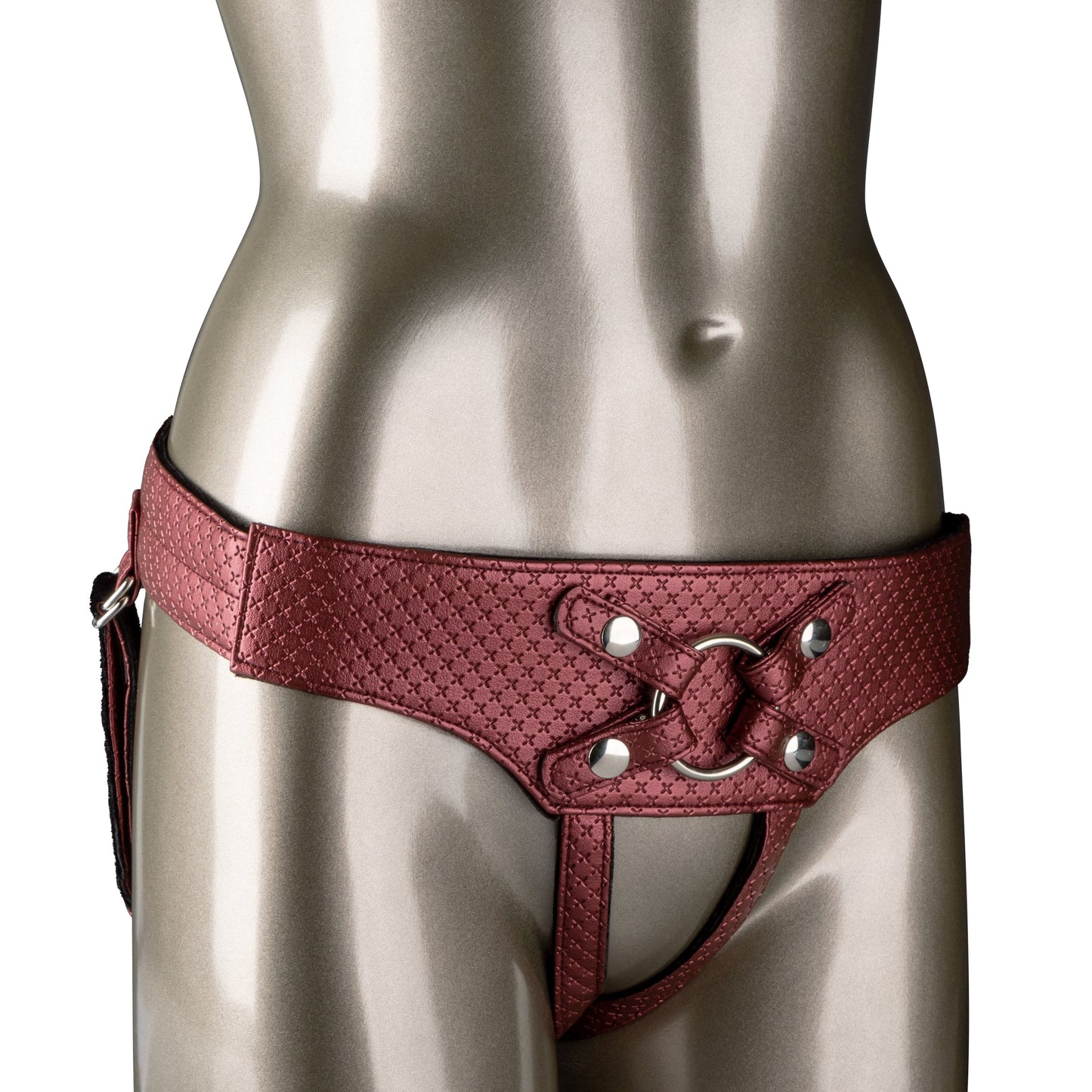 California Exotics - Her Royal Harness The Regal Empress Crotchless Strap On (Bronze)