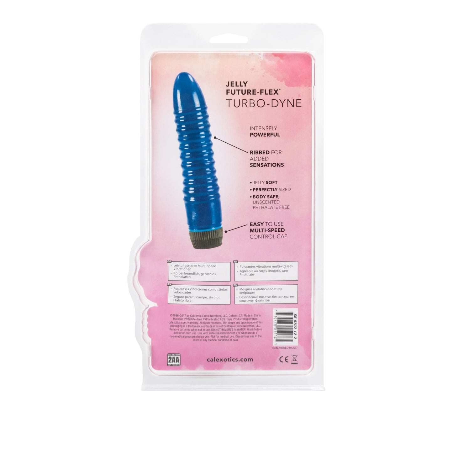 California Exotics - Jelly Future Flex Turbo Dyne Vibrator (Blue)