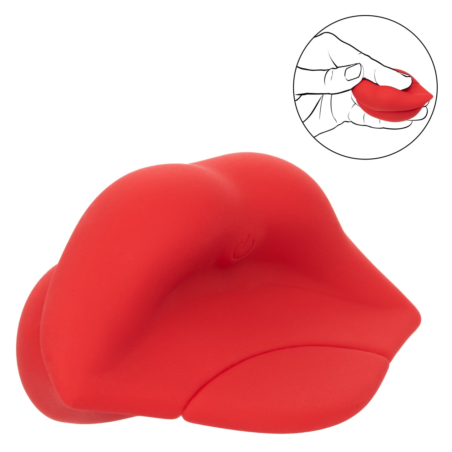 California Exotics - Naughty Bits Muah Discreet Mini Vibrator (Red)