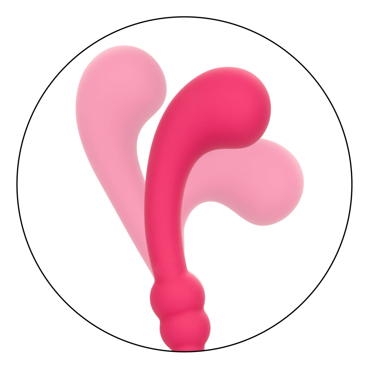 California Exotics - Pretty Little Wands Curvy Flexible G Spot Vibrator (Pink)