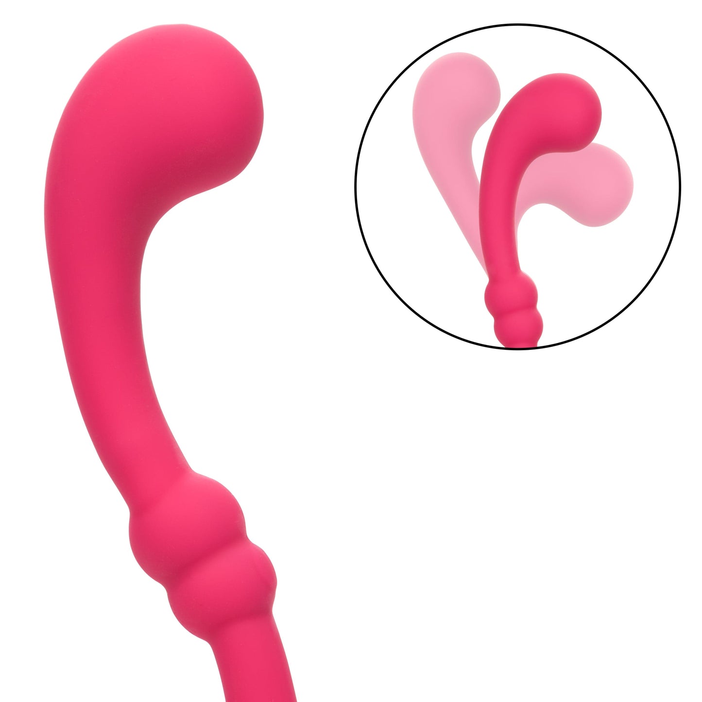 California Exotics - Pretty Little Wands Curvy Flexible G Spot Vibrator (Pink)