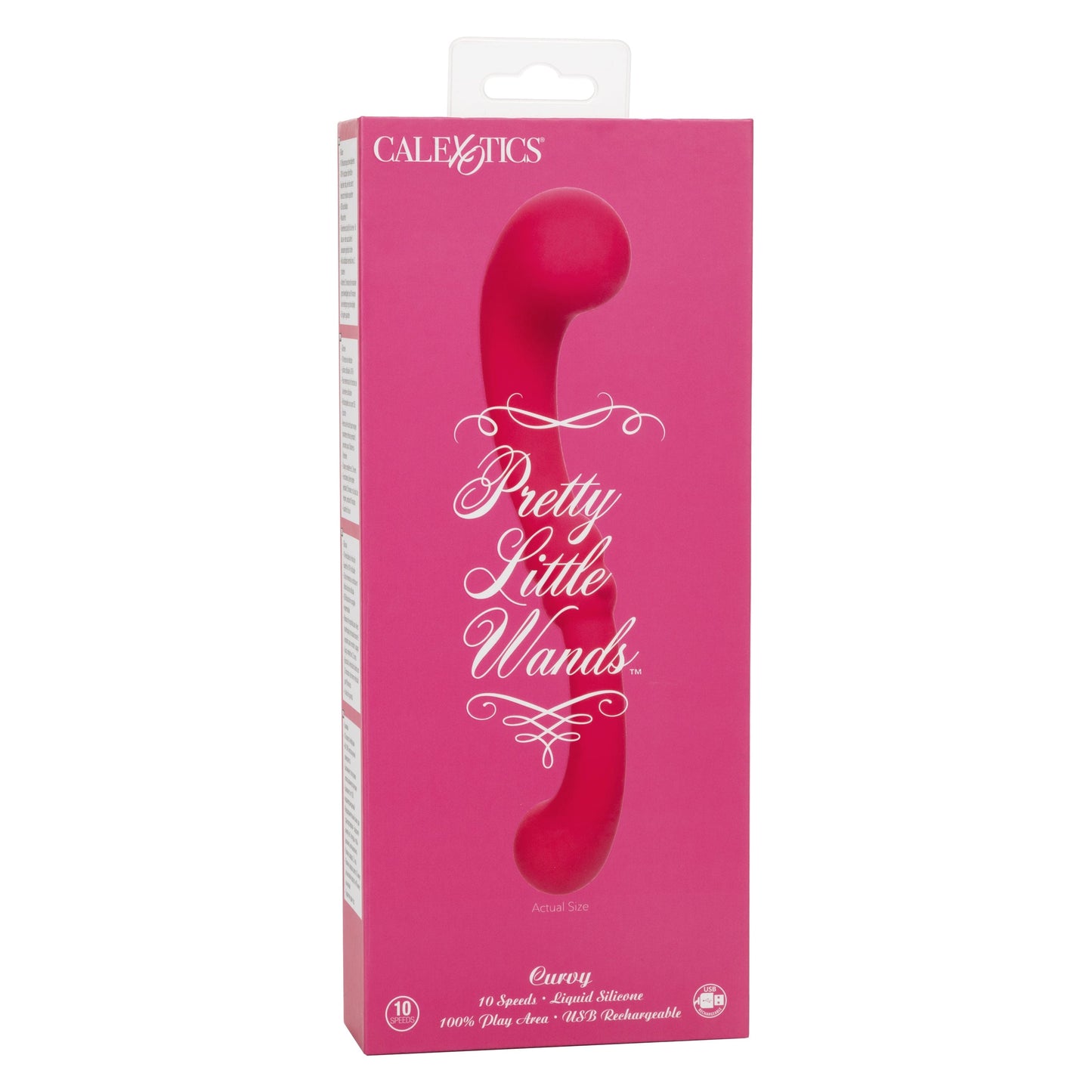 California Exotics - Pretty Little Wands Curvy Flexible G Spot Vibrator (Pink)