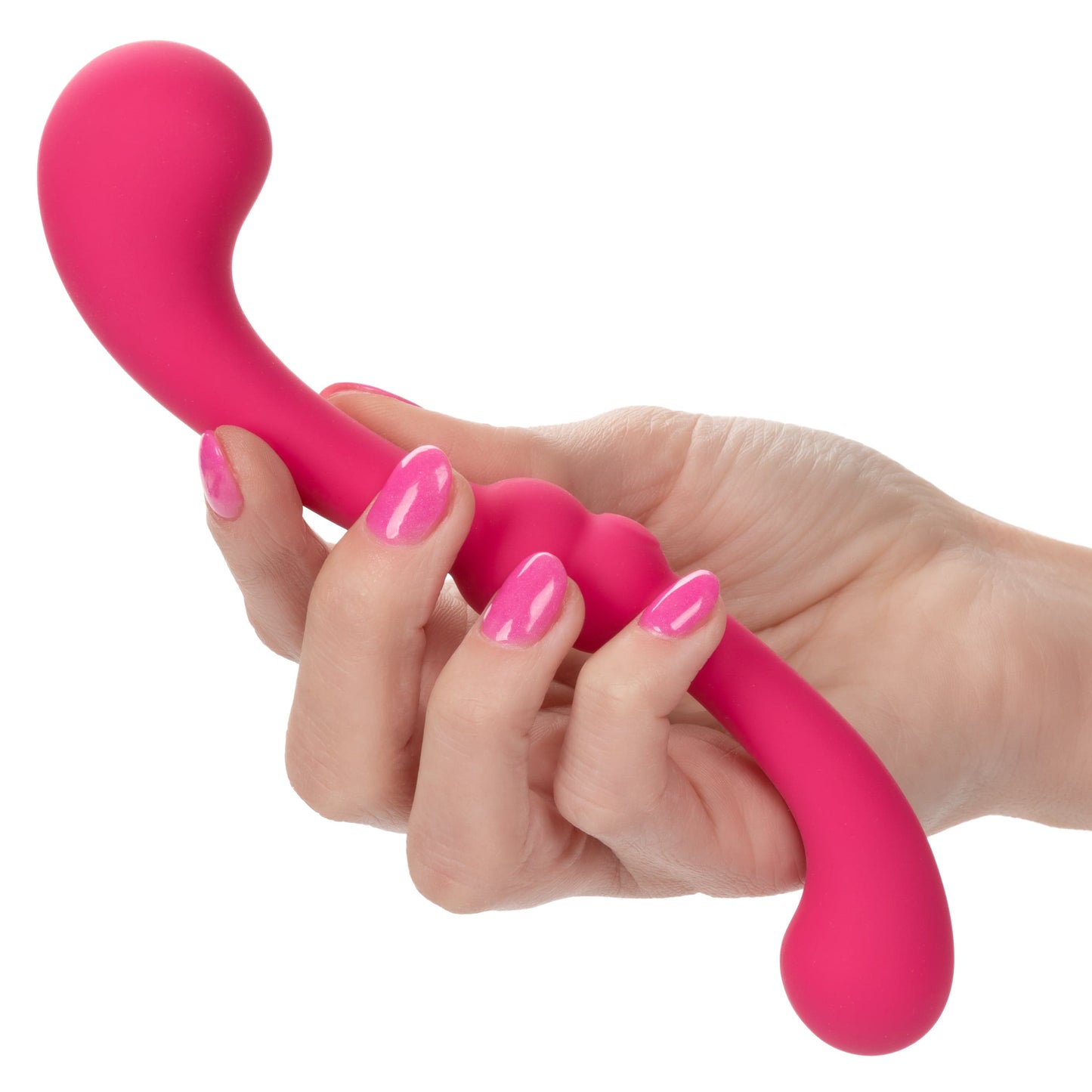 California Exotics - Pretty Little Wands Curvy Flexible G Spot Vibrator (Pink)