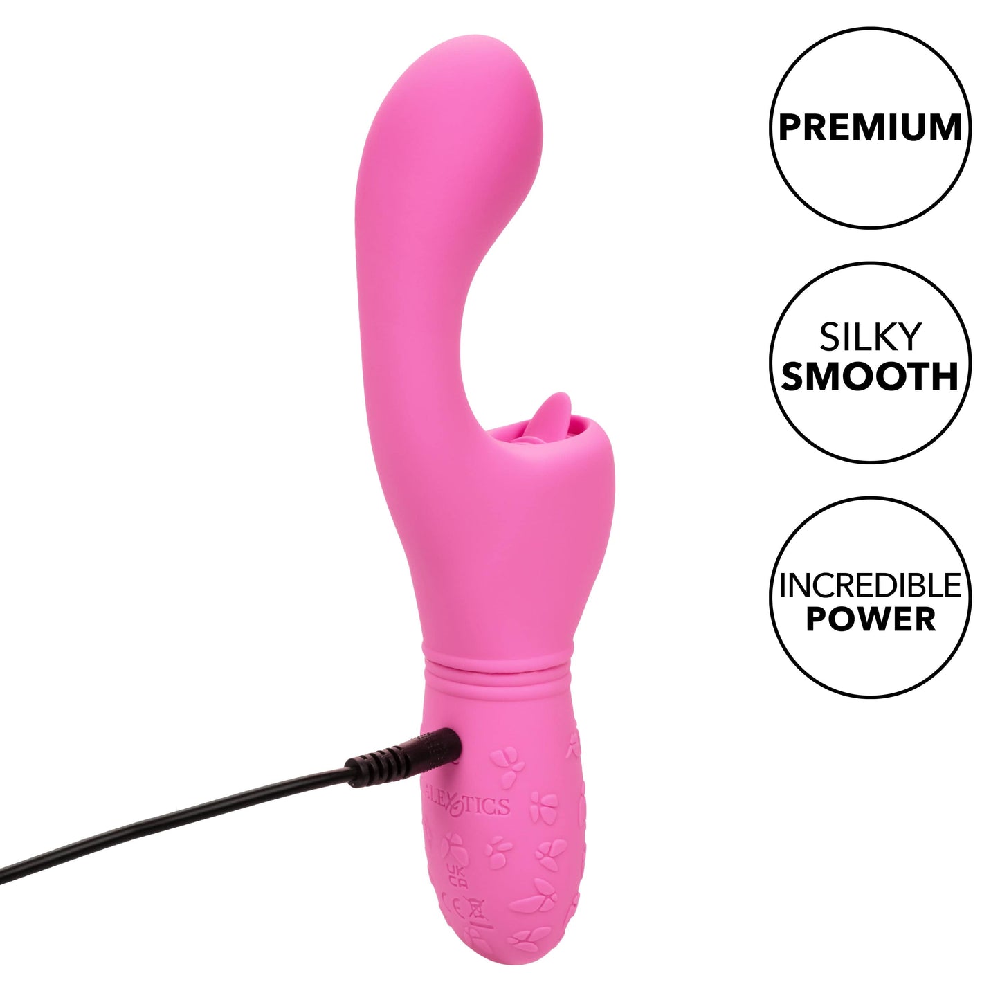 California Exotics - Rechargeable Butterfly Kiss Flicker G Spot Vibrator (Pink)