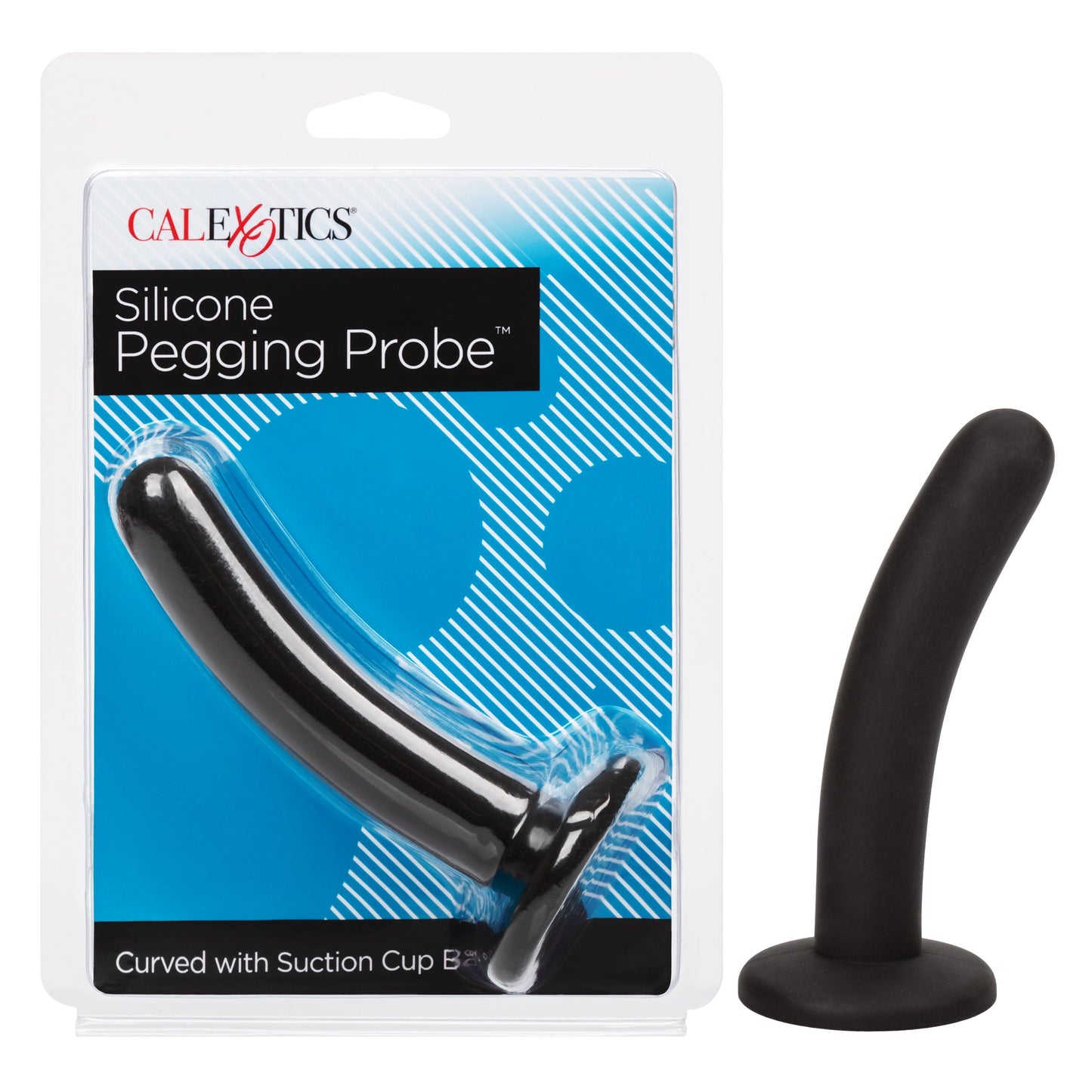 California Exotics - Silicone Pegging Probe Strap On Dildo (Black)