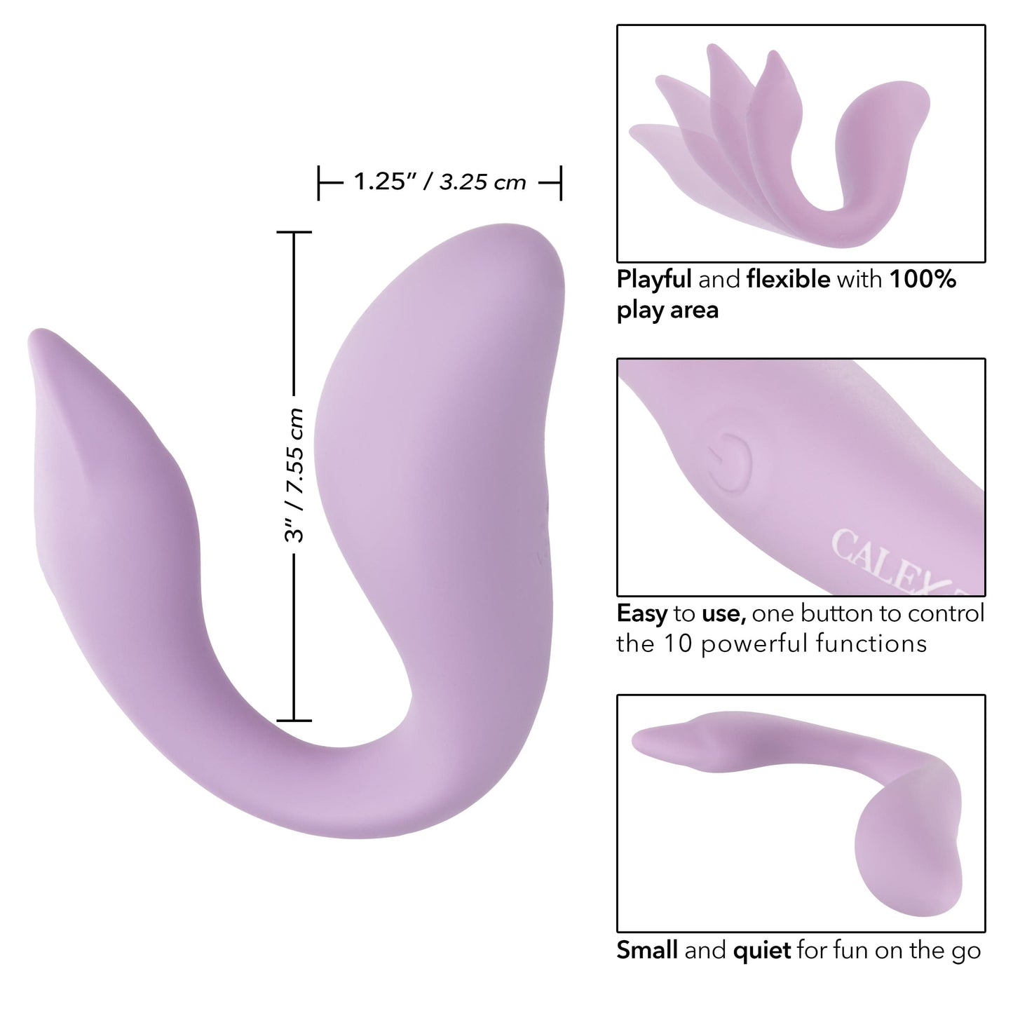 California Exotics - Slay FlexMe Flexible Vibrator (Purple)