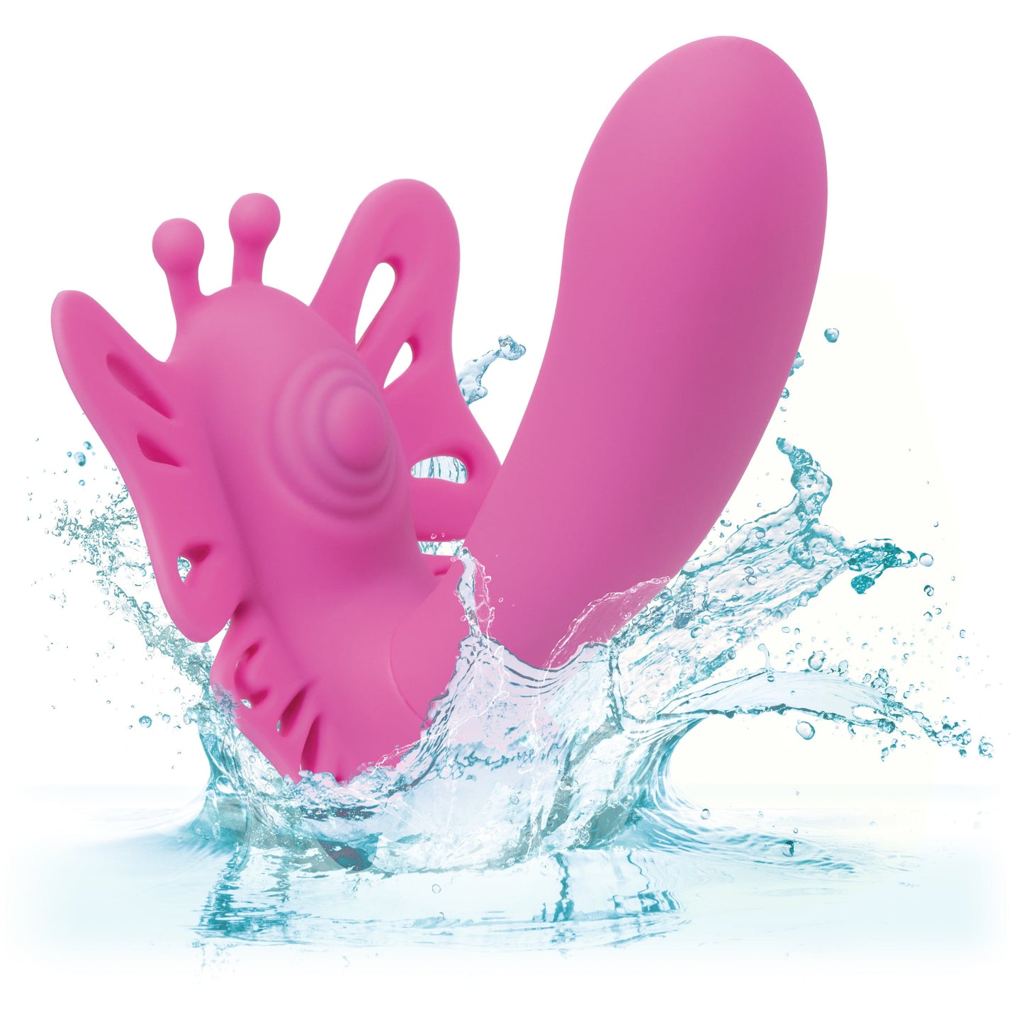 California Exotics - Venus Butterfly Silicone Remote Pulsating Venus G Spot Vibrator (Pink)