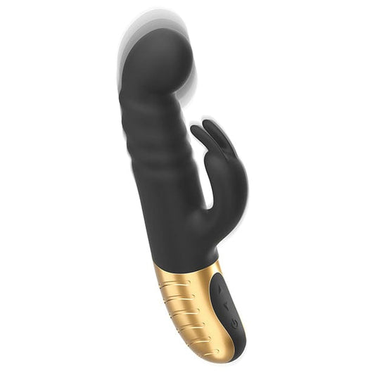 Dorcel - G Stormer Thrusting G Spot Rabbit Vibrator (Black/Gold)