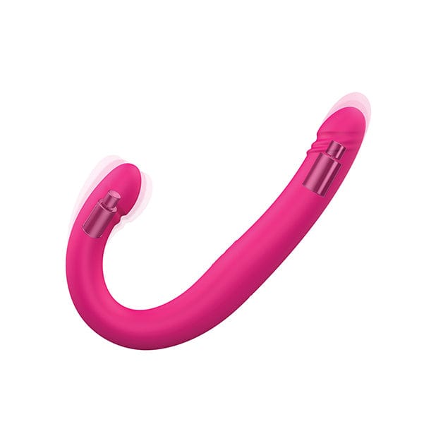 Dorcel - Orgasmic Double Do Thrusting Dong Double Dildo 16.5" (Pink)