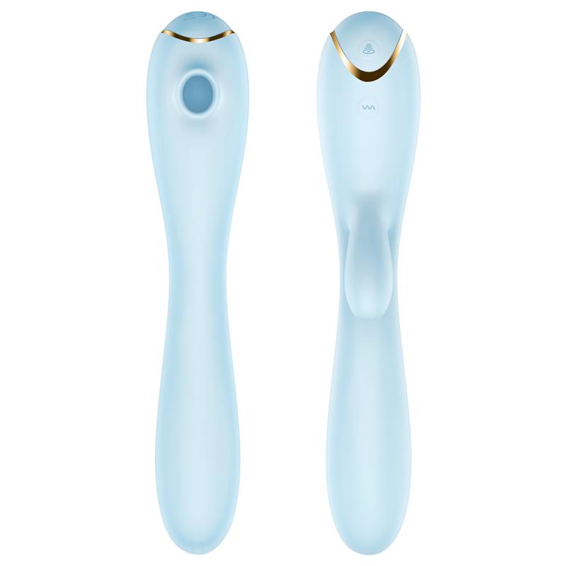 Erocome - Apus Rabbit Clitoral Air Stimulator Vibrator (Baby Blue)