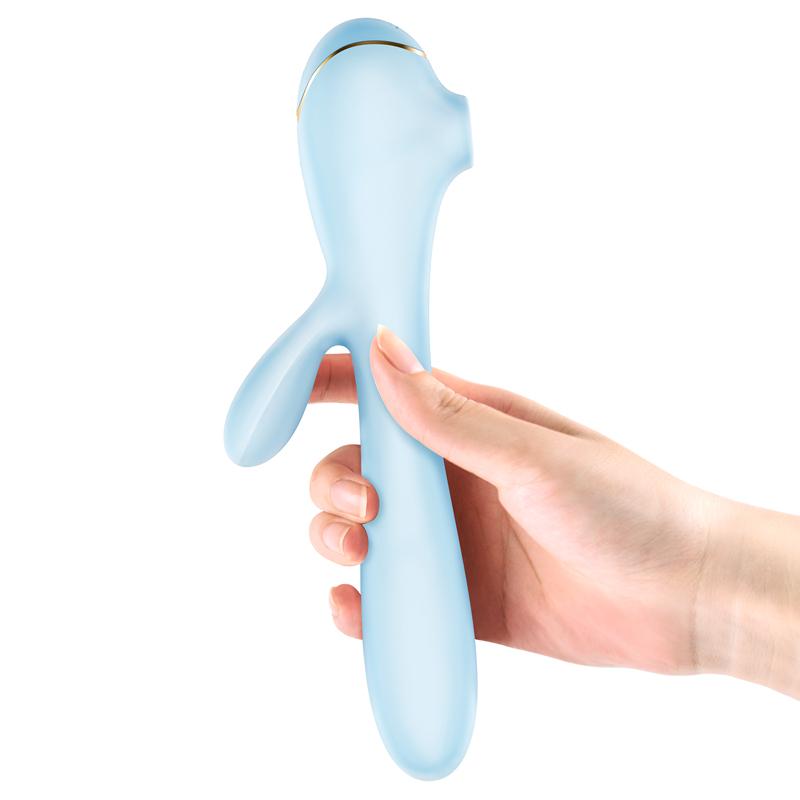 Erocome - Apus Rabbit Clitoral Air Stimulator Vibrator (Baby Blue)