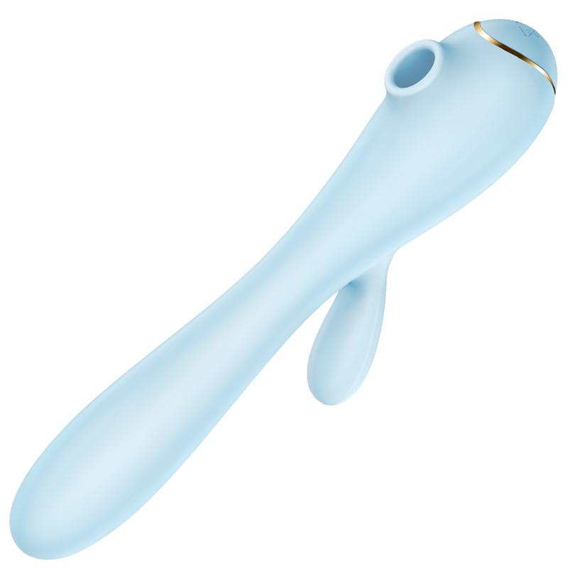 Erocome - Apus Rabbit Clitoral Air Stimulator Vibrator (Baby Blue)