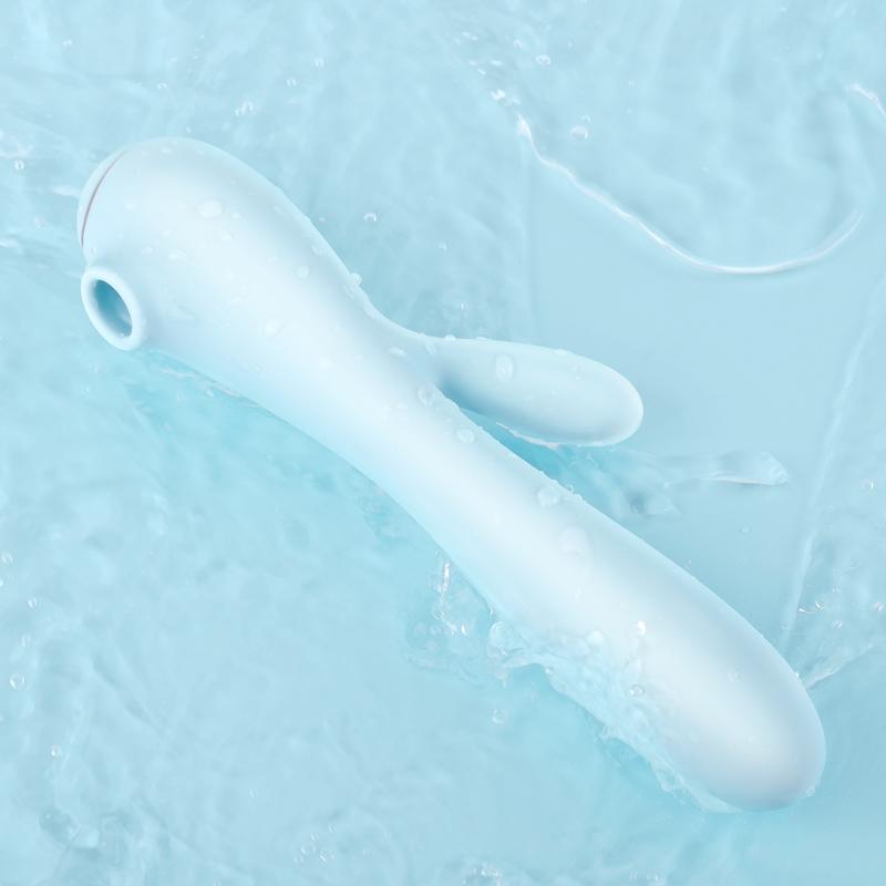 Erocome - Apus Rabbit Clitoral Air Stimulator Vibrator (Baby Blue)