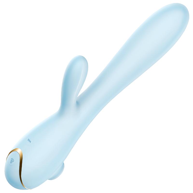 Erocome - Apus Rabbit Clitoral Air Stimulator Vibrator (Baby Blue)