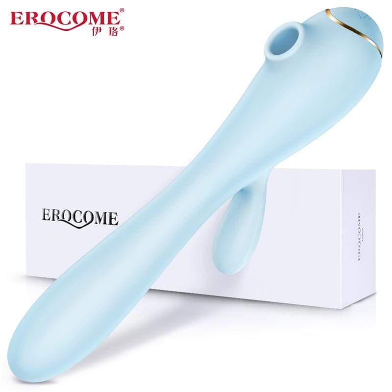 Erocome - Apus Rabbit Clitoral Air Stimulator Vibrator (Baby Blue)