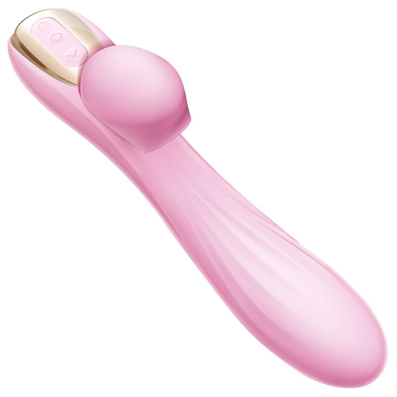 Erocome - Delphinus Vibrating Sucking Rabbit Vibrator (Pink)