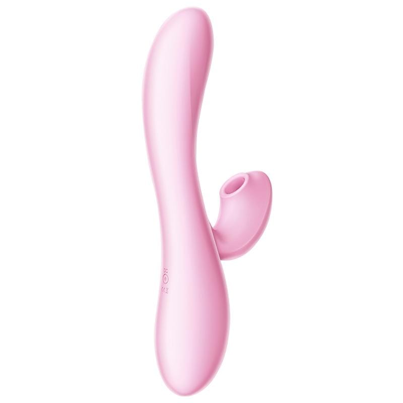 Erocome - Delphinus Vibrating Sucking Rabbit Vibrator (Pink)