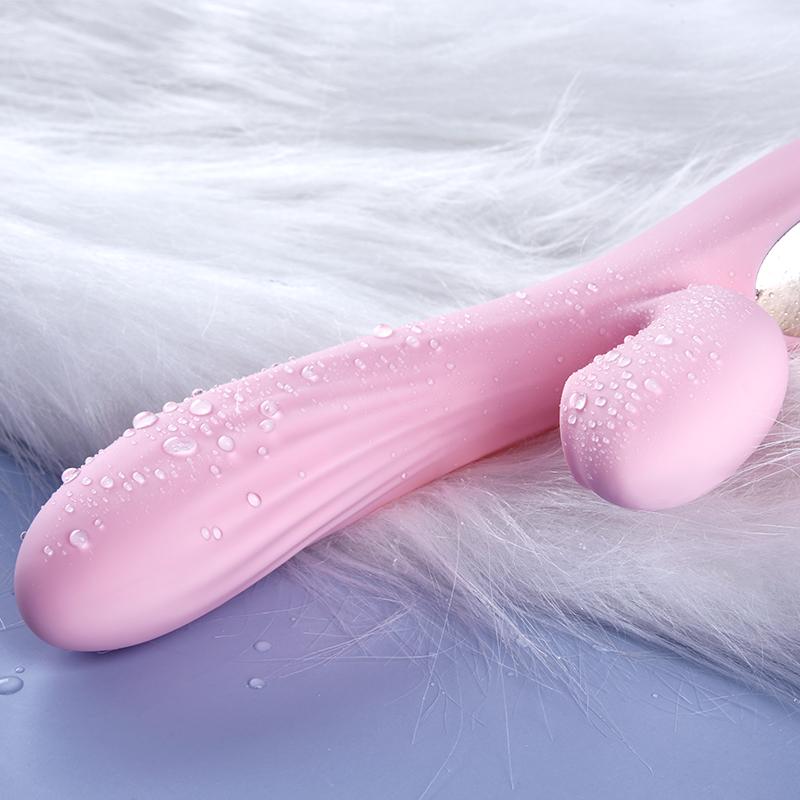 Erocome - Delphinus Vibrating Sucking Rabbit Vibrator (Pink)