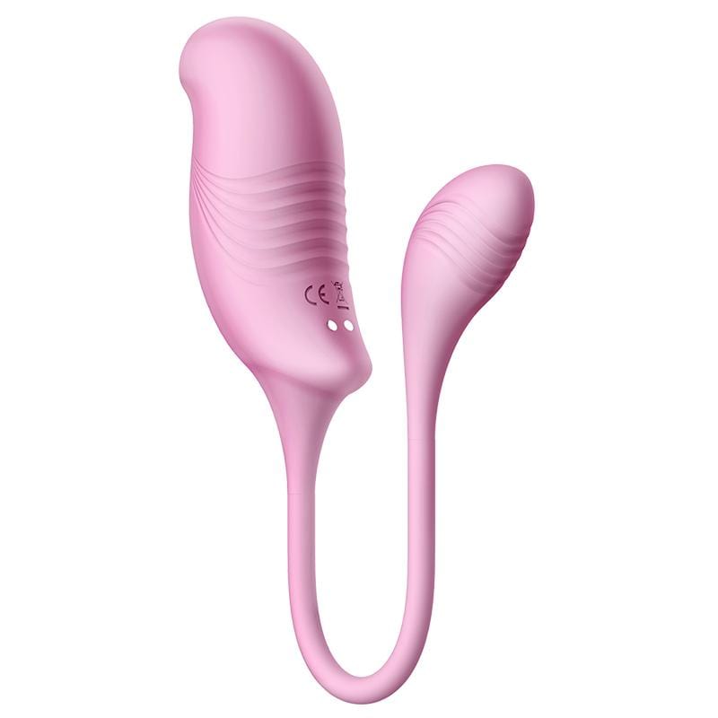 Erocome - Tucana Dual Clitoral Air Stimulator with Bullet (Pink)