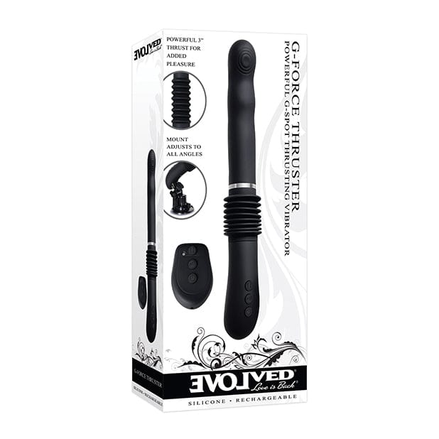 Evolved - G Force Thruster G Spot Thursting Vibrator (Black)